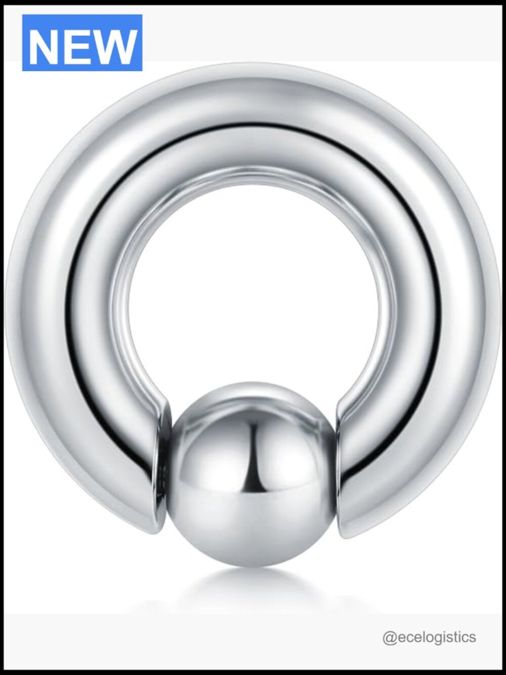 Captive Bead Rings 00G-12G 316L Surgical Steel Body Piercing Jewelry